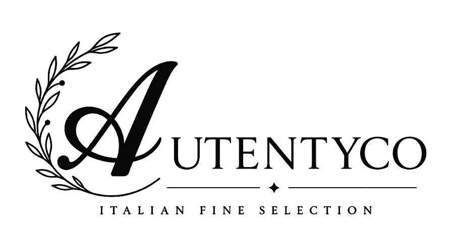 Logo Autentyco con lettera A e ramo di alloro